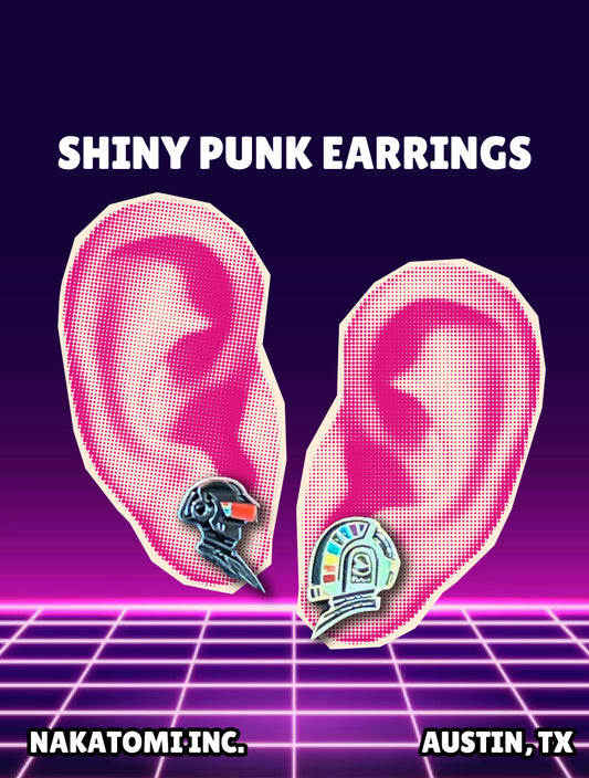 Shiny Punk Earring Set